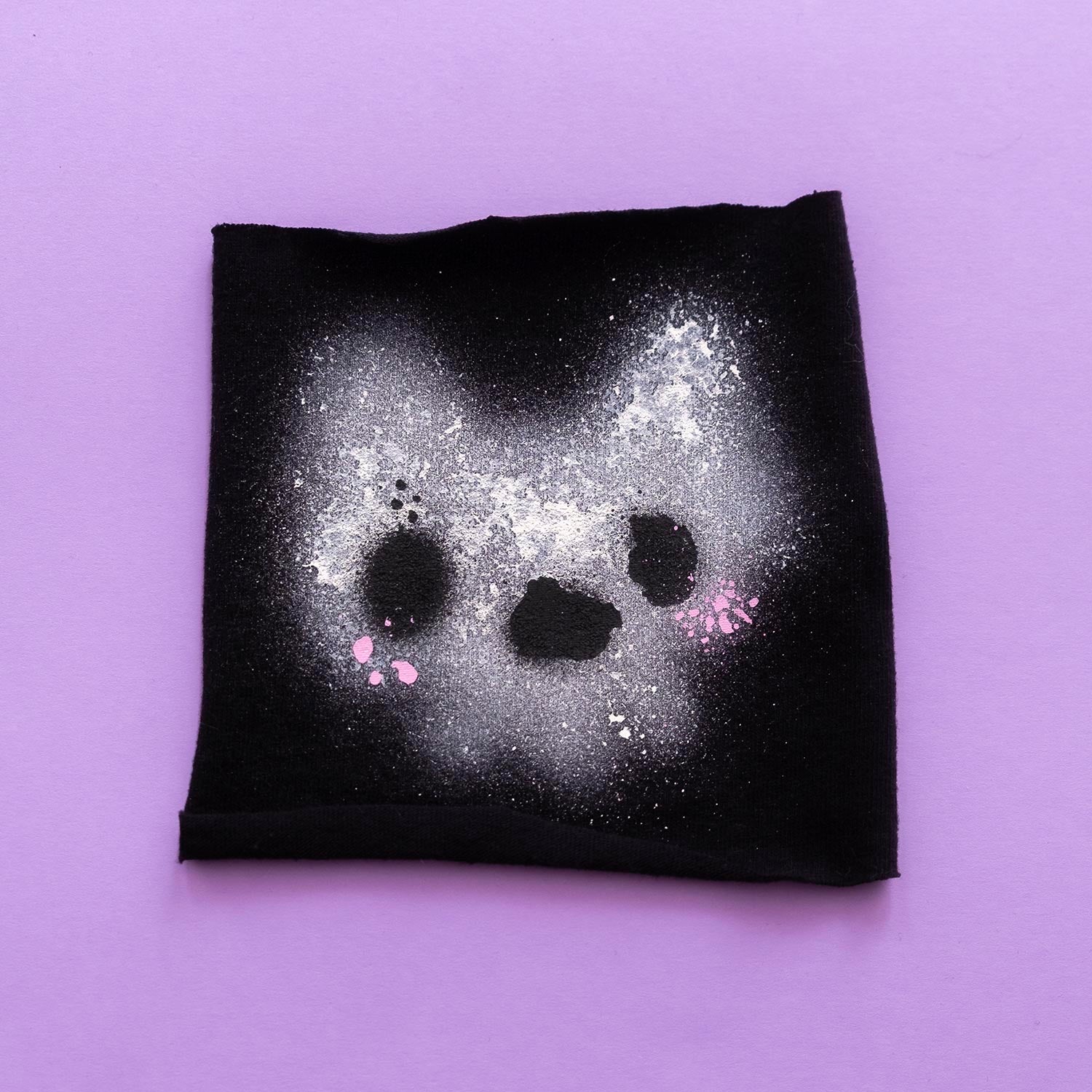 Spray Painted Cat Patches
