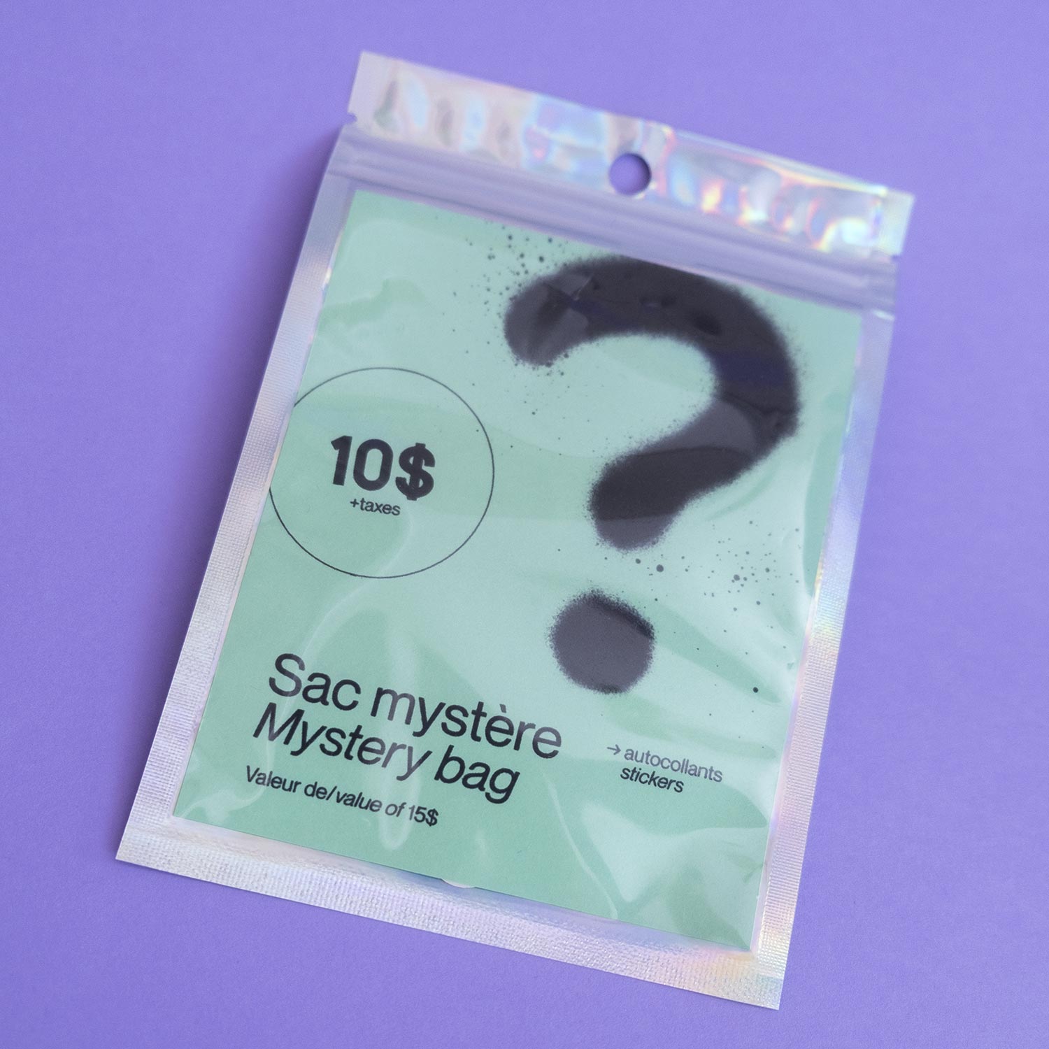 Mini sac mystère d'autocollants
