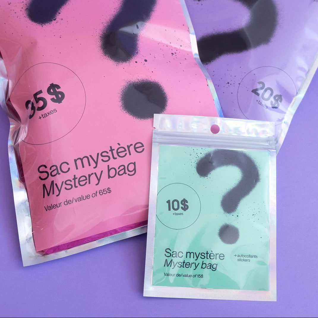 Mini sac mystère d'autocollants