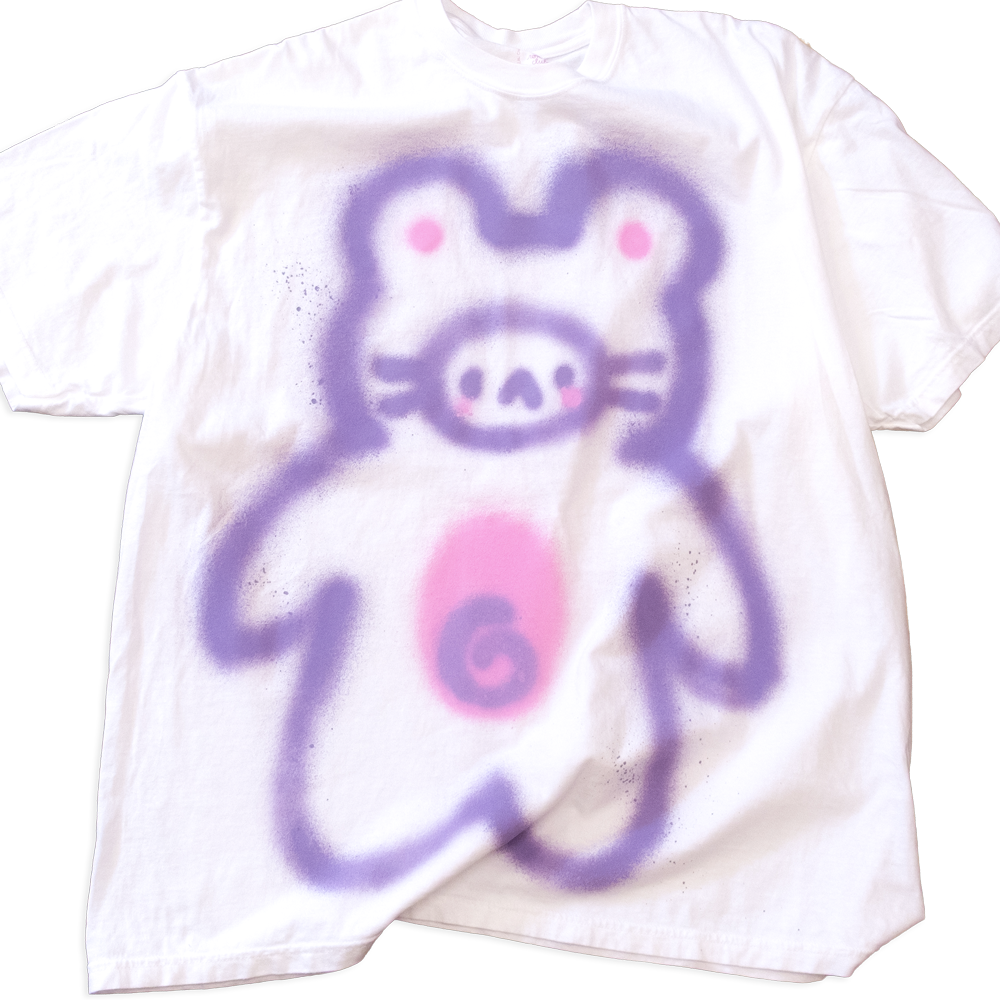 T-shirt "ourson mignon", taille unique 2XL