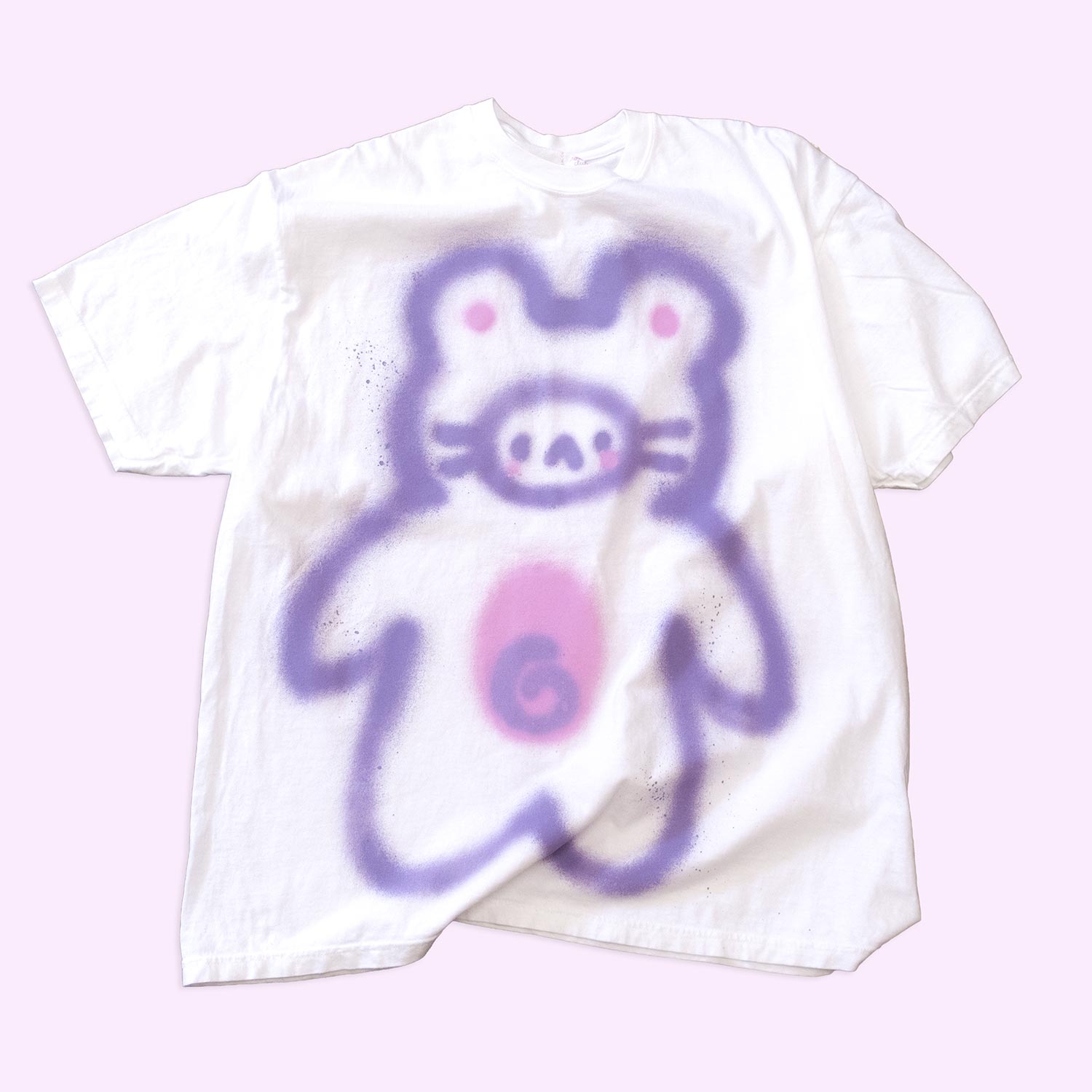 T-shirt "ourson mignon", taille unique 2XL
