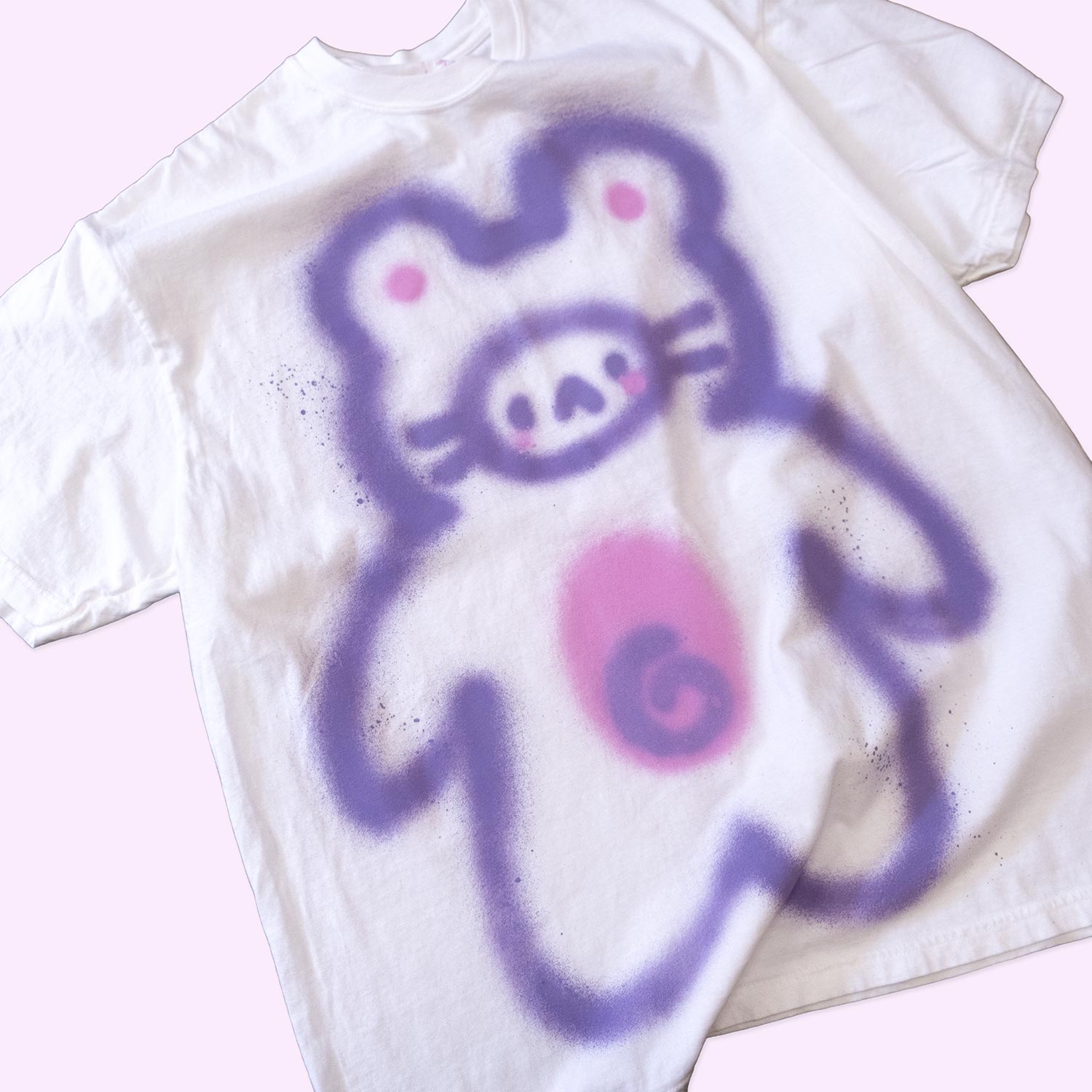T-shirt "ourson mignon", taille unique 2XL