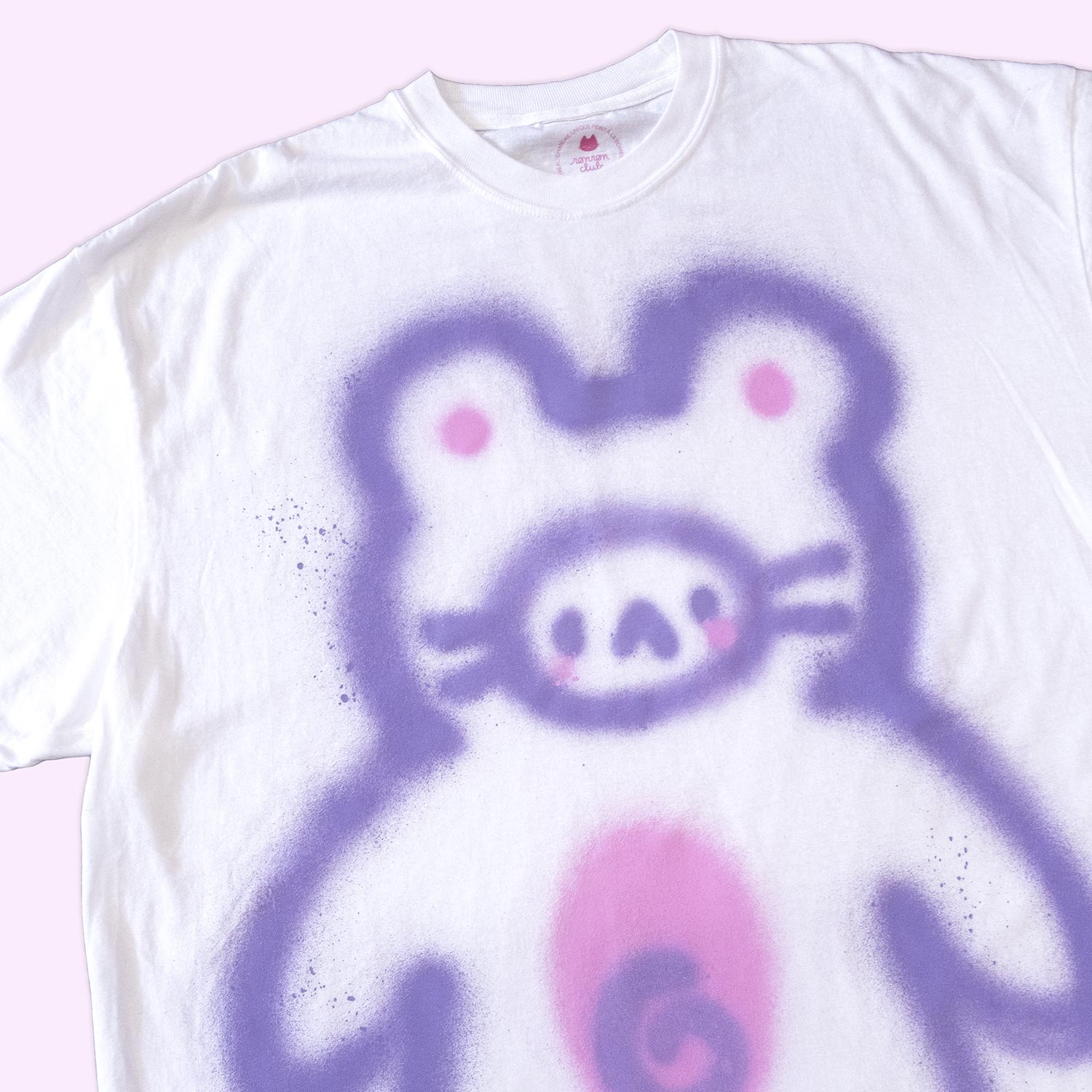 T-shirt "ourson mignon", taille unique 2XL