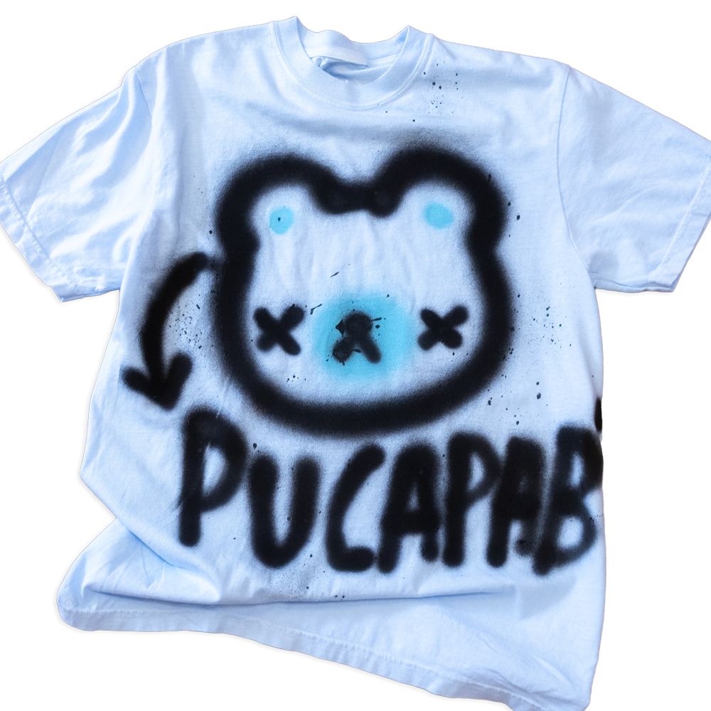 T-shirt "Pu capab'", taille unique medium