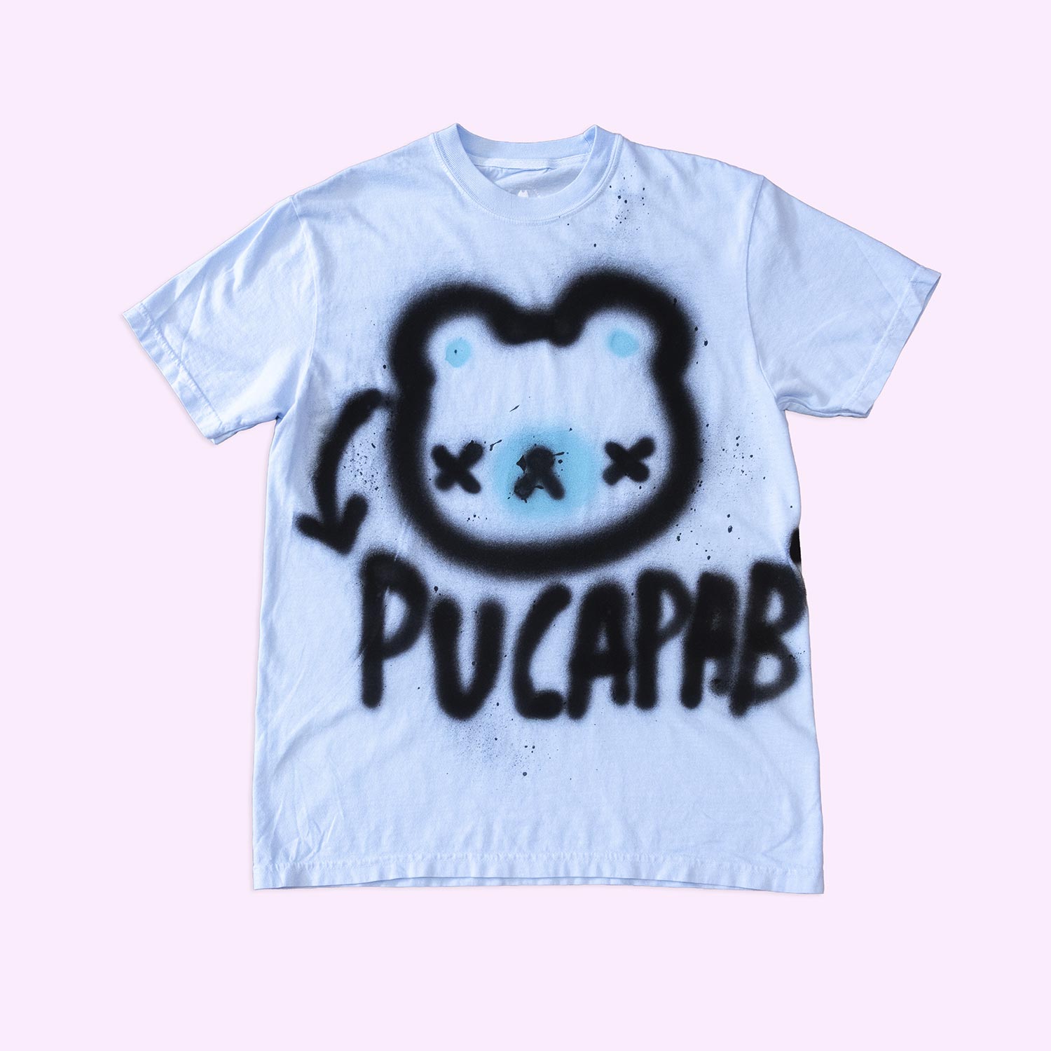 T-shirt "Pu capab'", taille unique medium