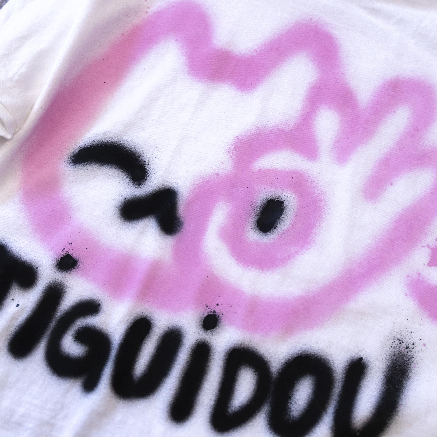T-shirt boxy "Tiguidou", taille unique large