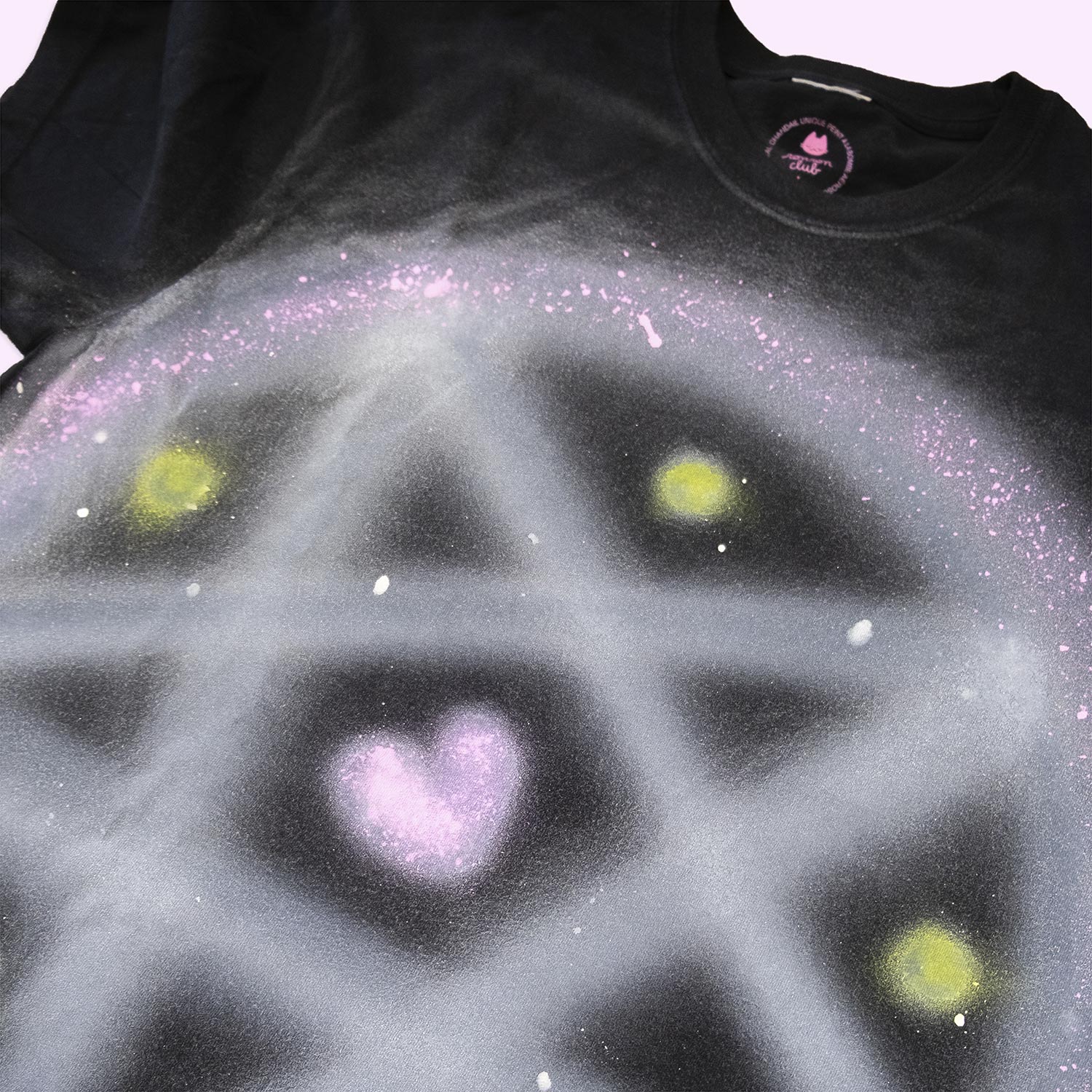 Unique "Big Pentacle" Boxy T-Shirt, large size