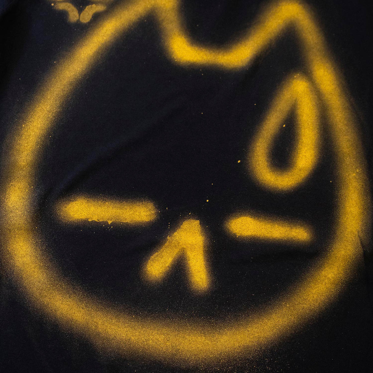 T-shirt "Chat exaspéré or", taille unique XL
