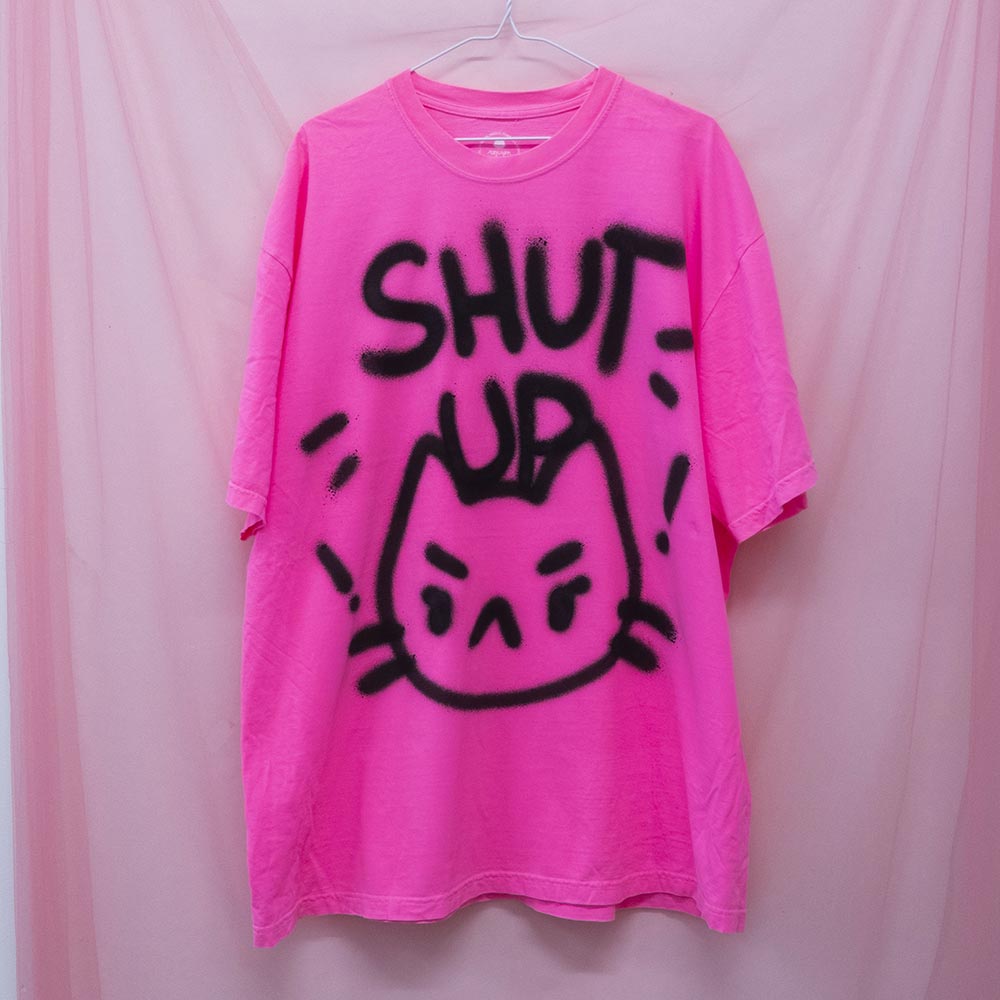 Unique “Shut up!” T-shirt (2XL)