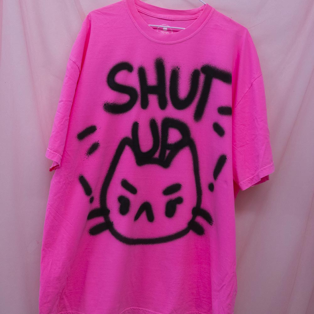 T-shirt "Shut up!" unique (2XL)