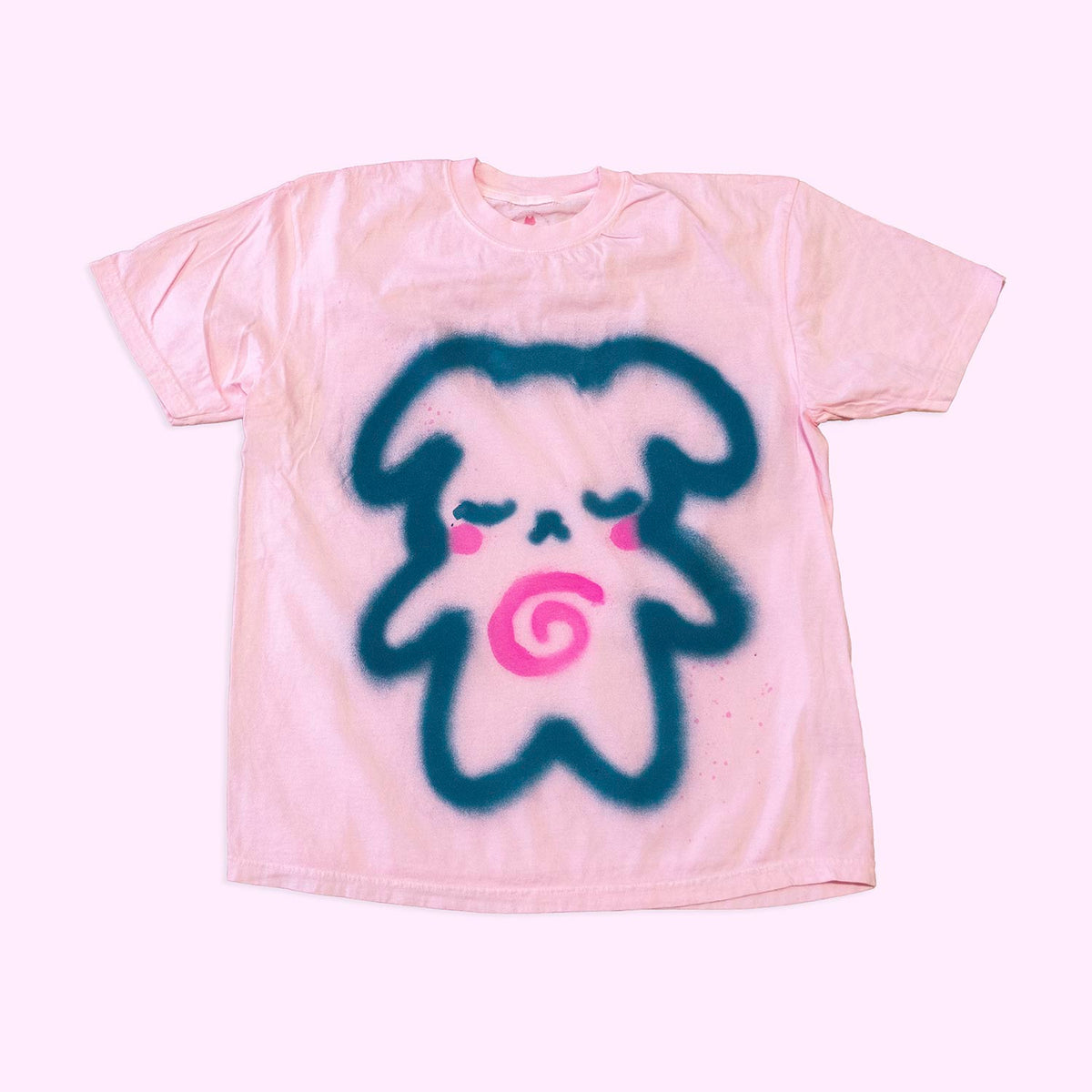 Unique "Spiral Puppy" T-Shirt, large size
