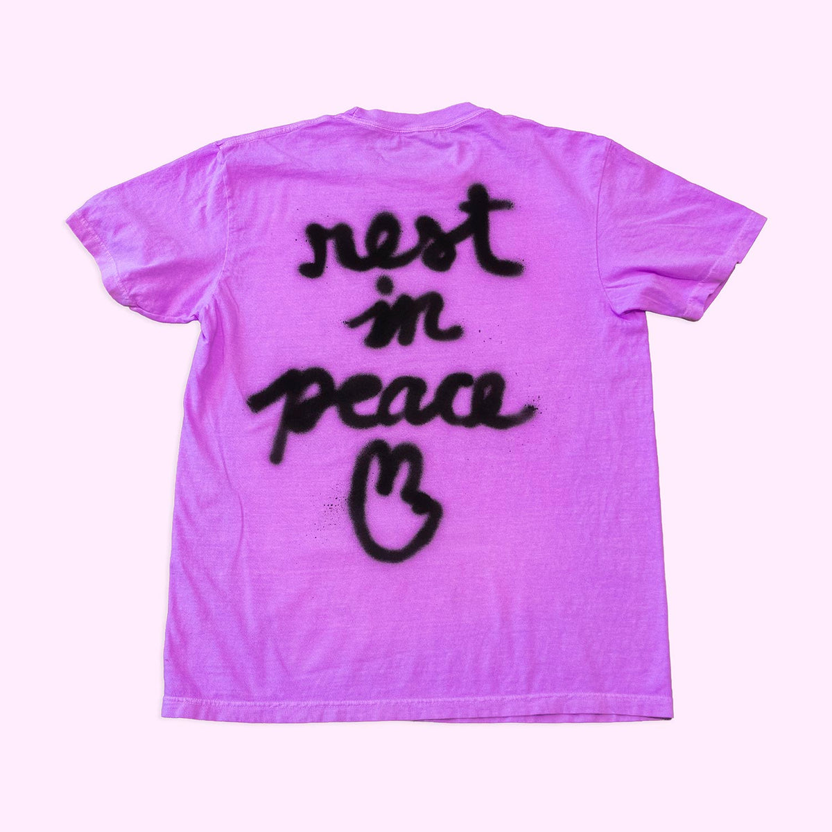 T-shirt "R.I.Peace", taille unique large
