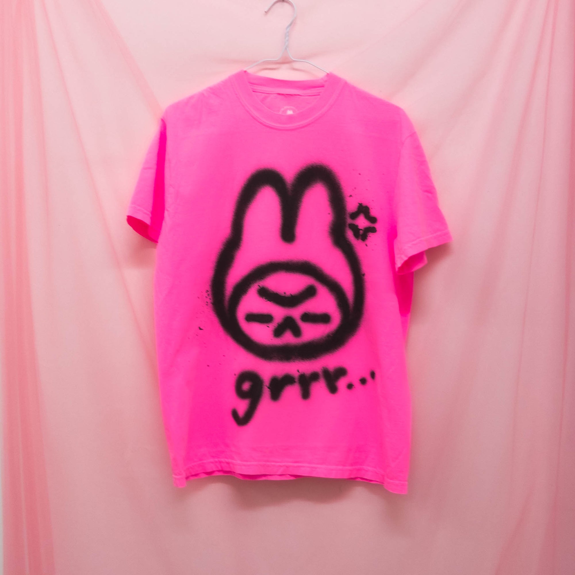 T-shirt "Lapin annoyed" unique (M)