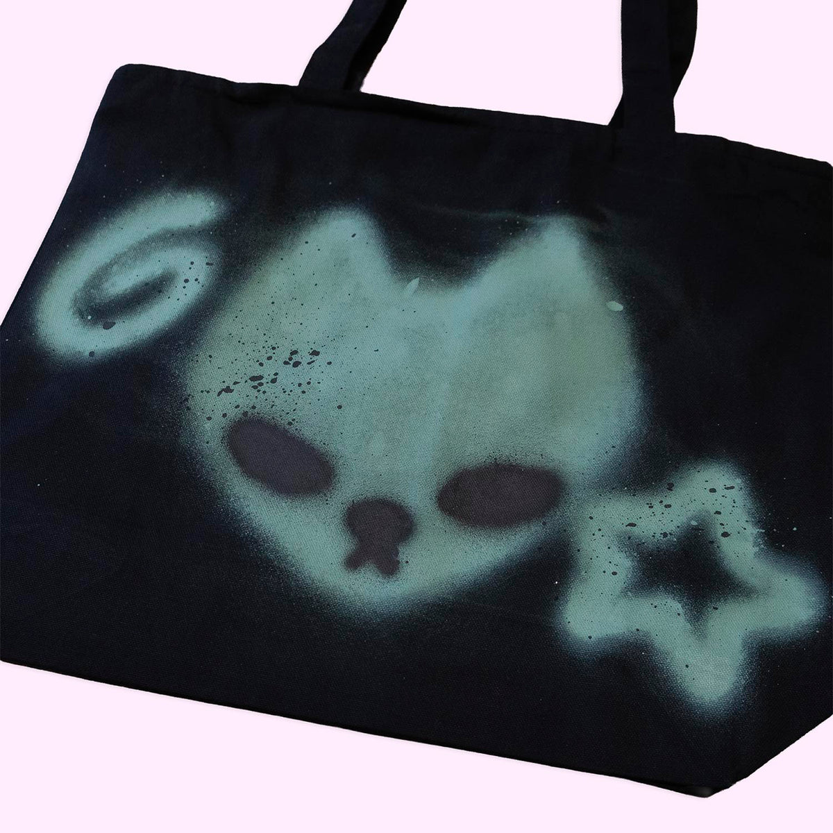 Tote bag "chat alien" unique
