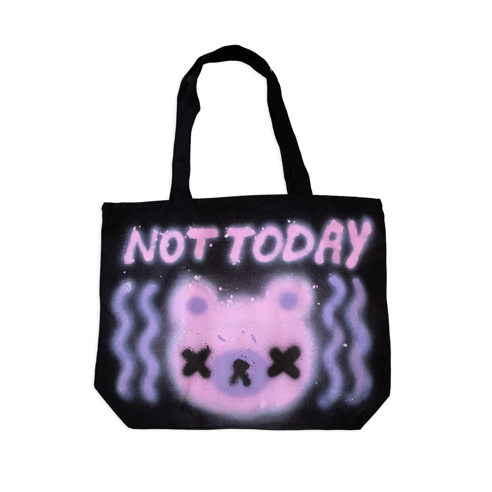 Tote bag "Not today" unique