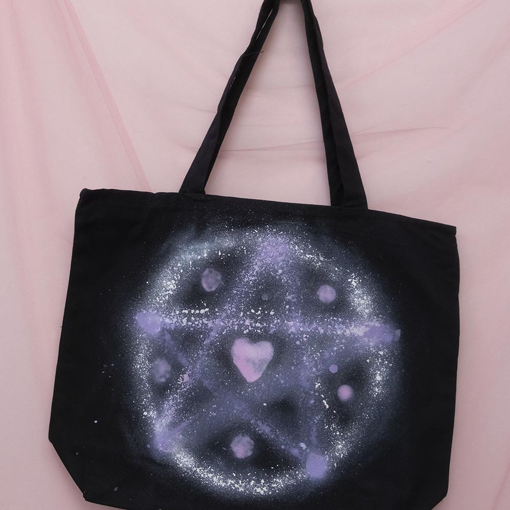 Tote bag "pentacle" unique