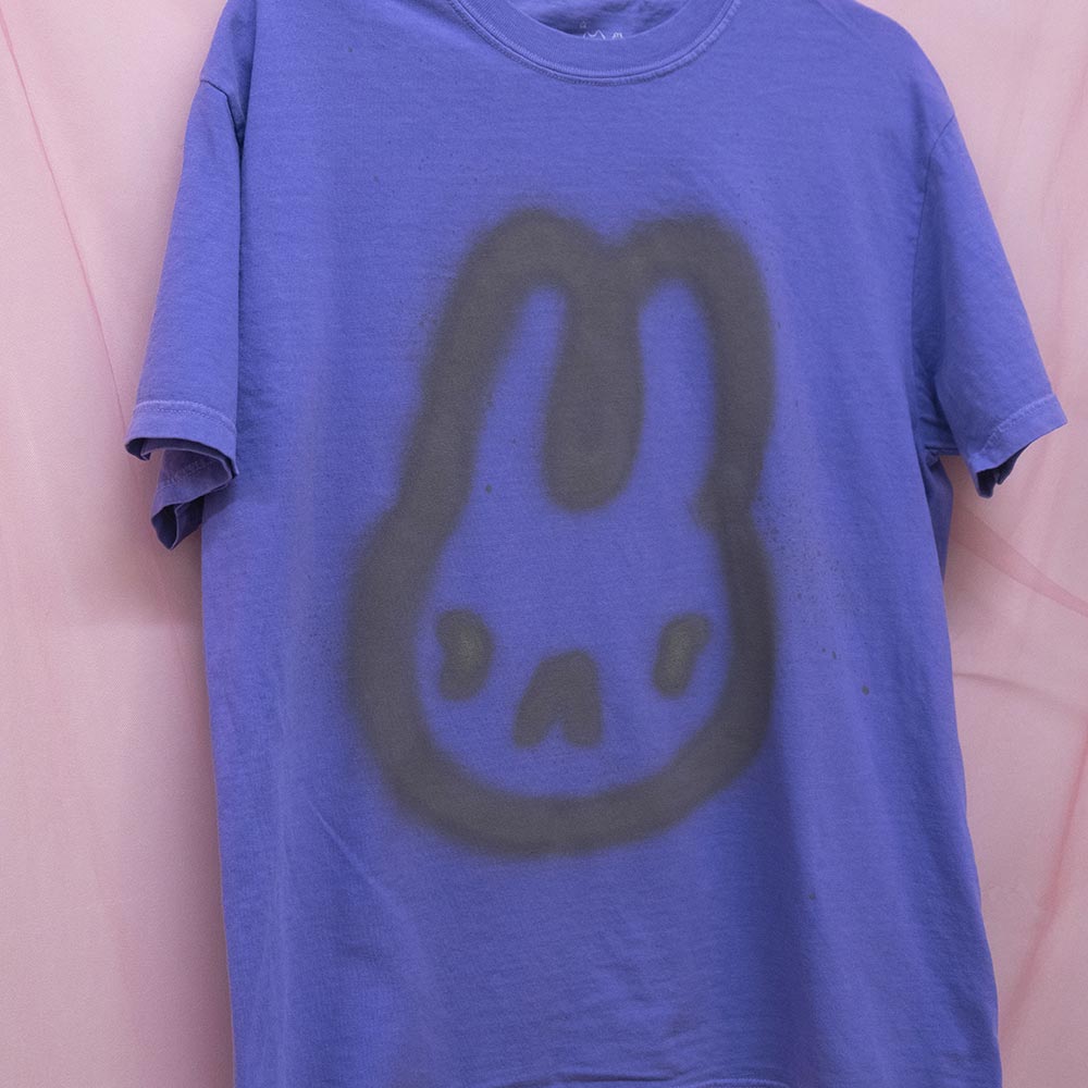 Mad Bunny Spray Painted T-shirt (XL)