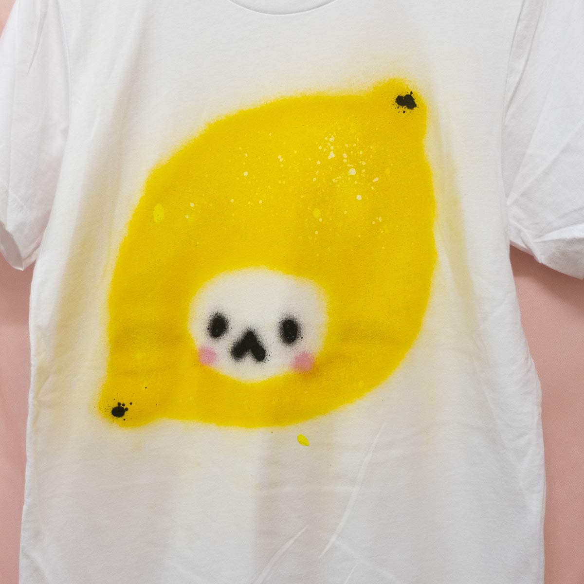 Spray painted Mystery Fruit Tees