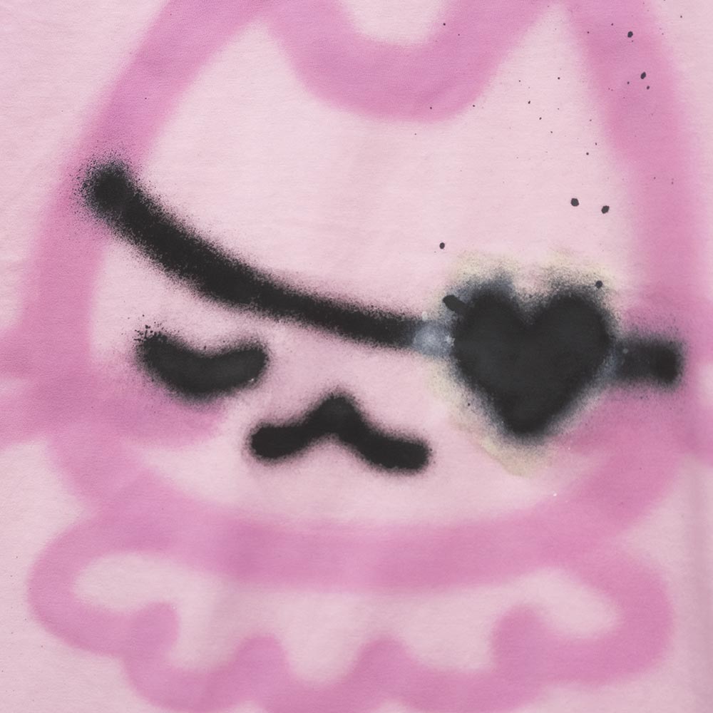 T-shirt "Chat pirate romantique" unique (L)