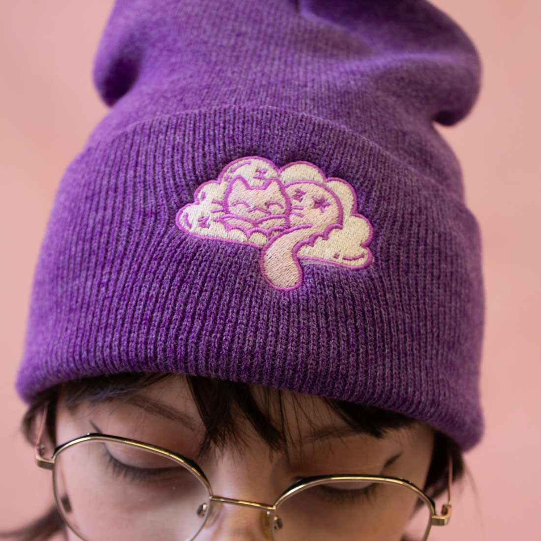 Peaceful Nap Purple Toque