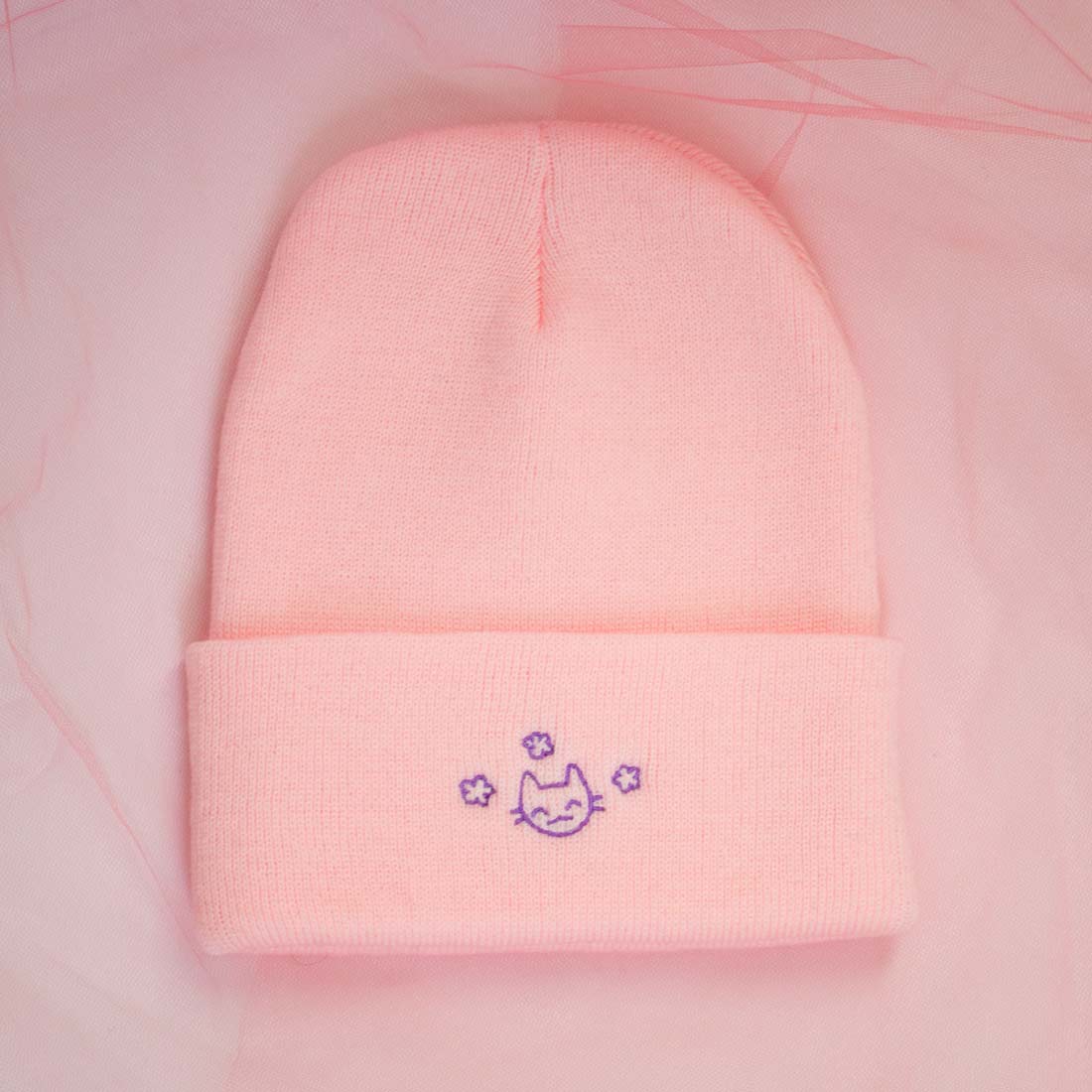 Happy Kitty Pink Toque