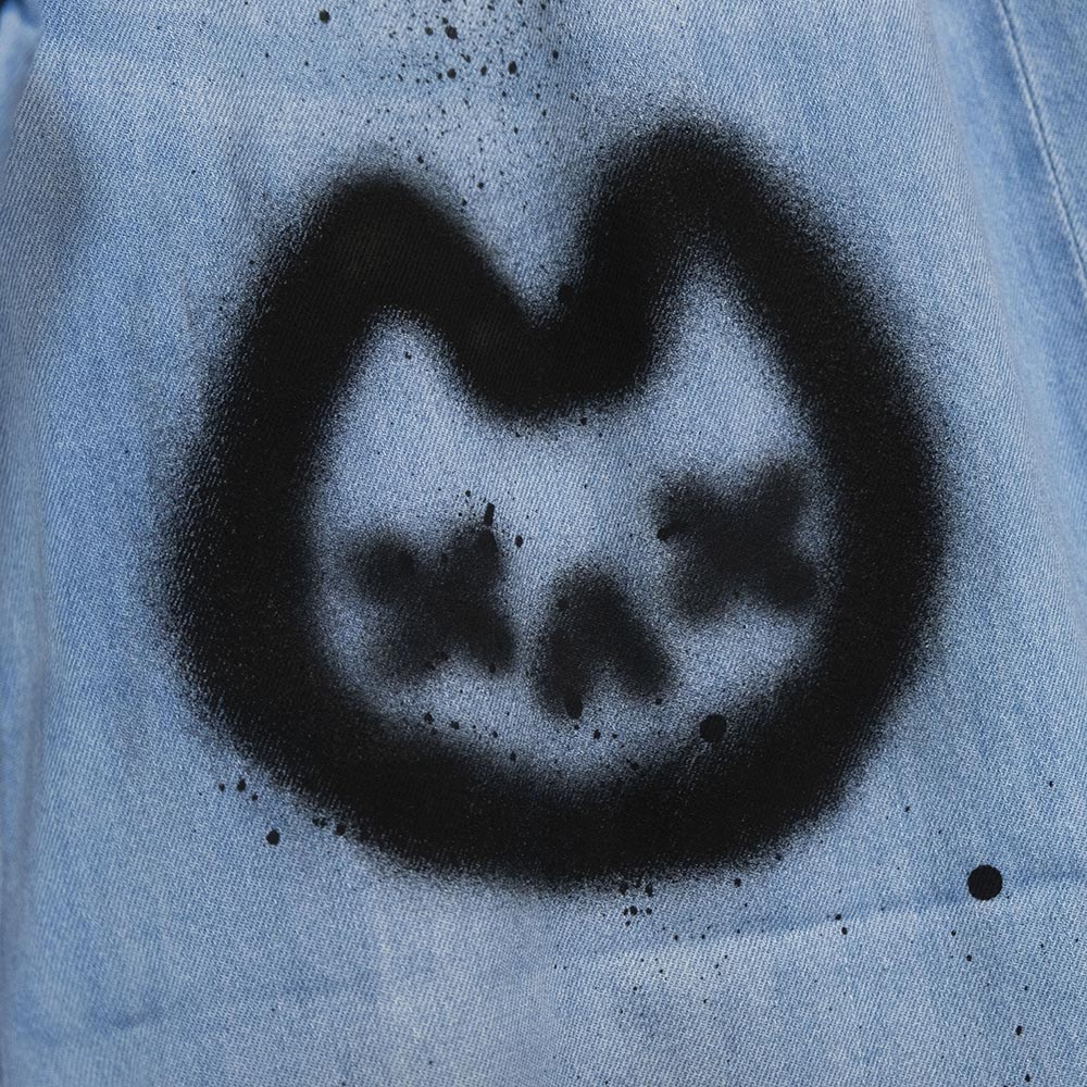 Jeans upcyclés "emo"