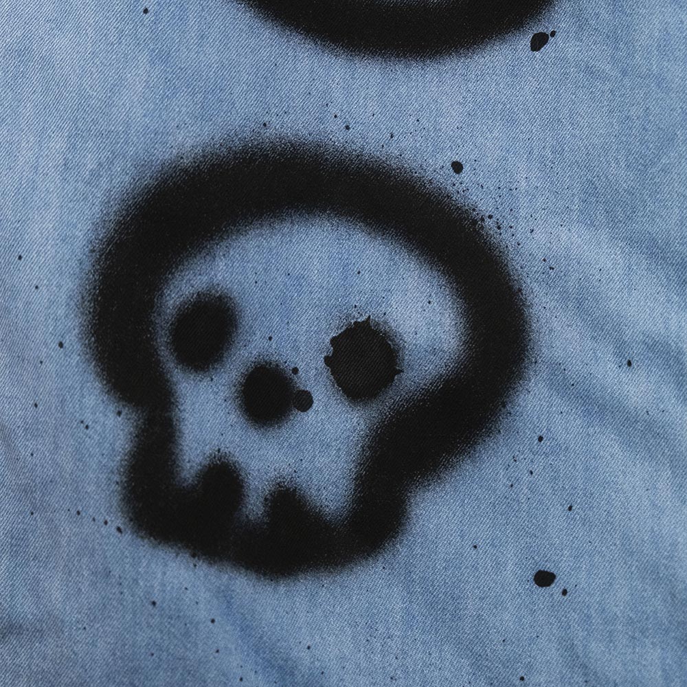 Jeans upcyclés "emo"