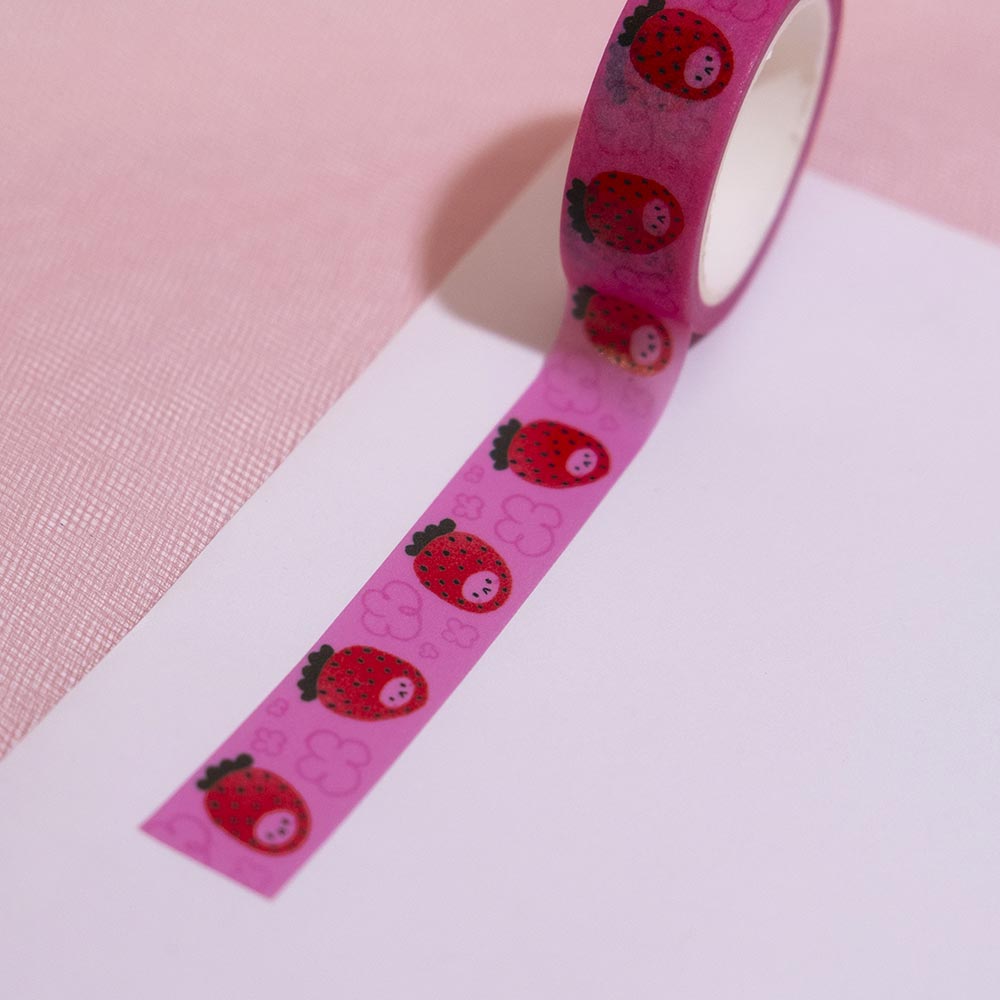 Strawberry Cat Washi Tape