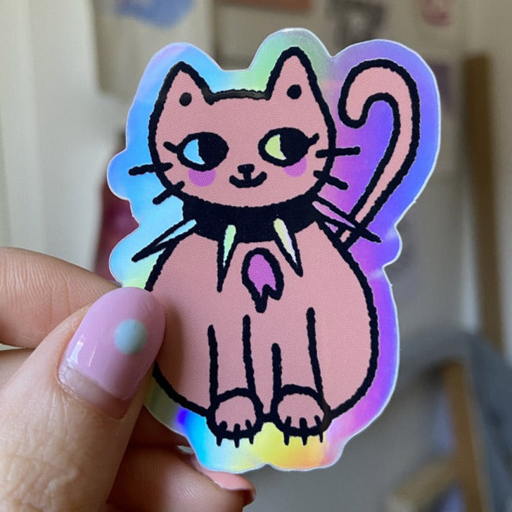 Punkitty Holographic Sticker 2" 