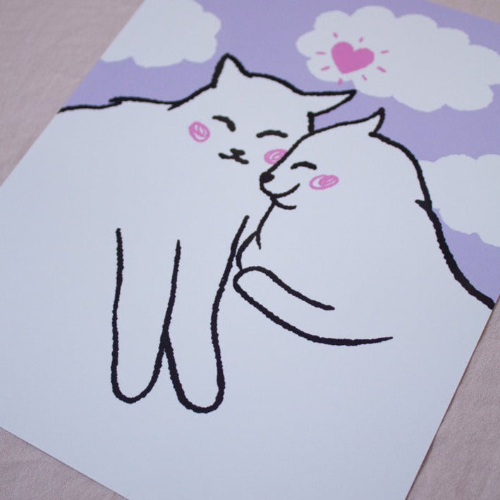 Kitty Luv Poster 8x10" 