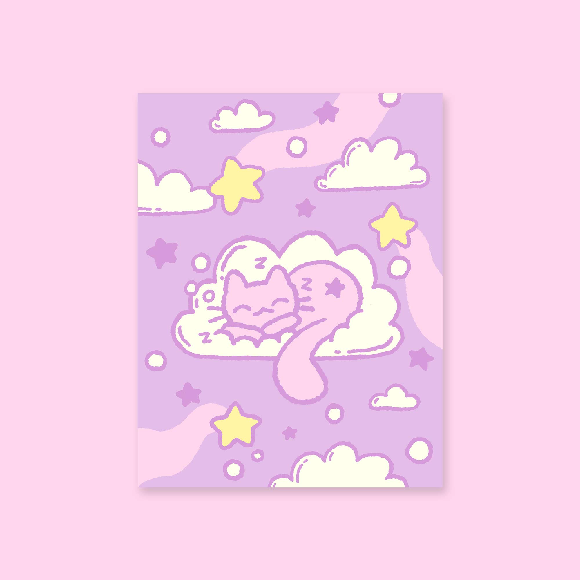 Peaceful Nap Poster 8.5x11