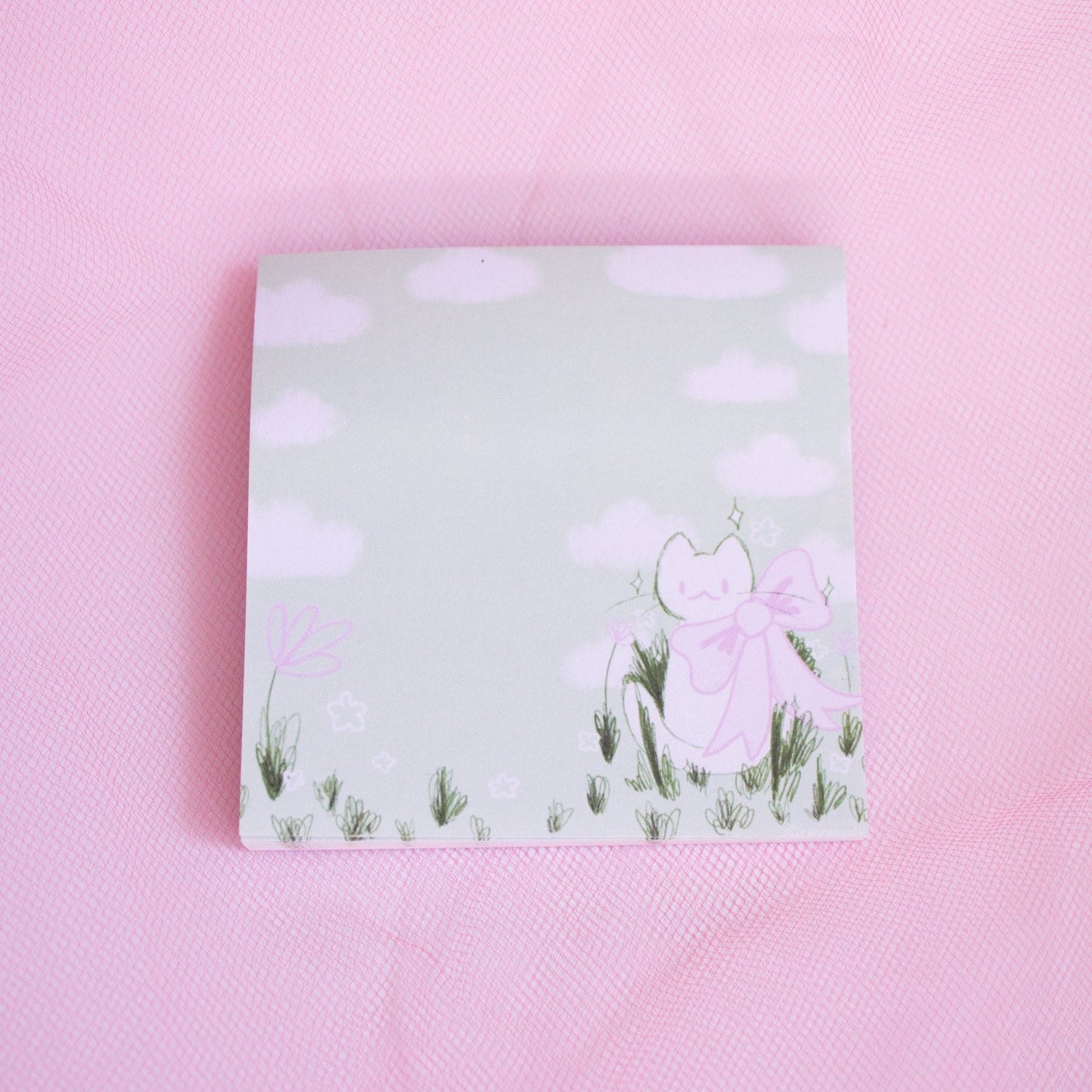 Spring kitty Sticky Notes