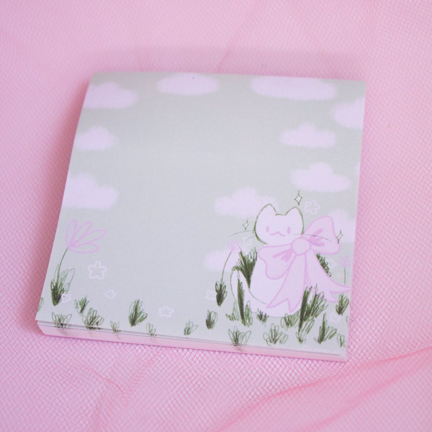 Spring kitty Sticky Notes