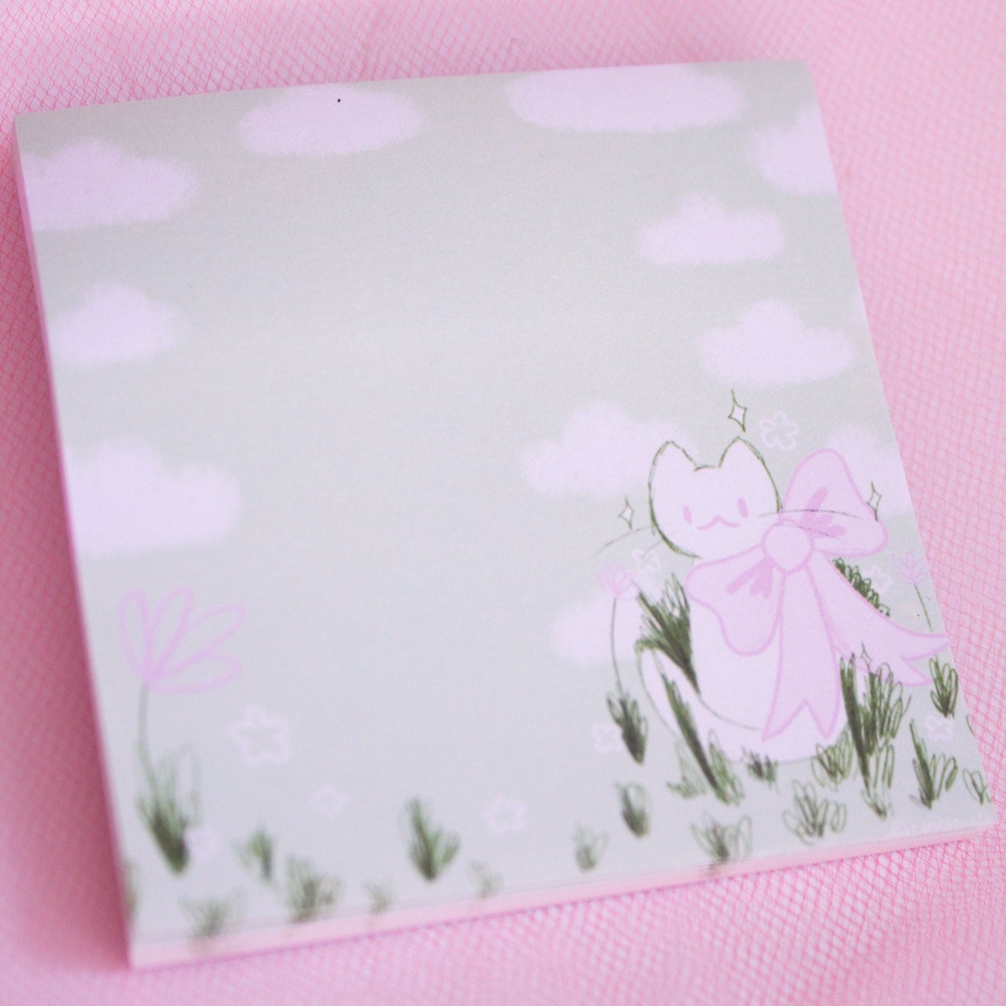 Spring kitty Sticky Notes