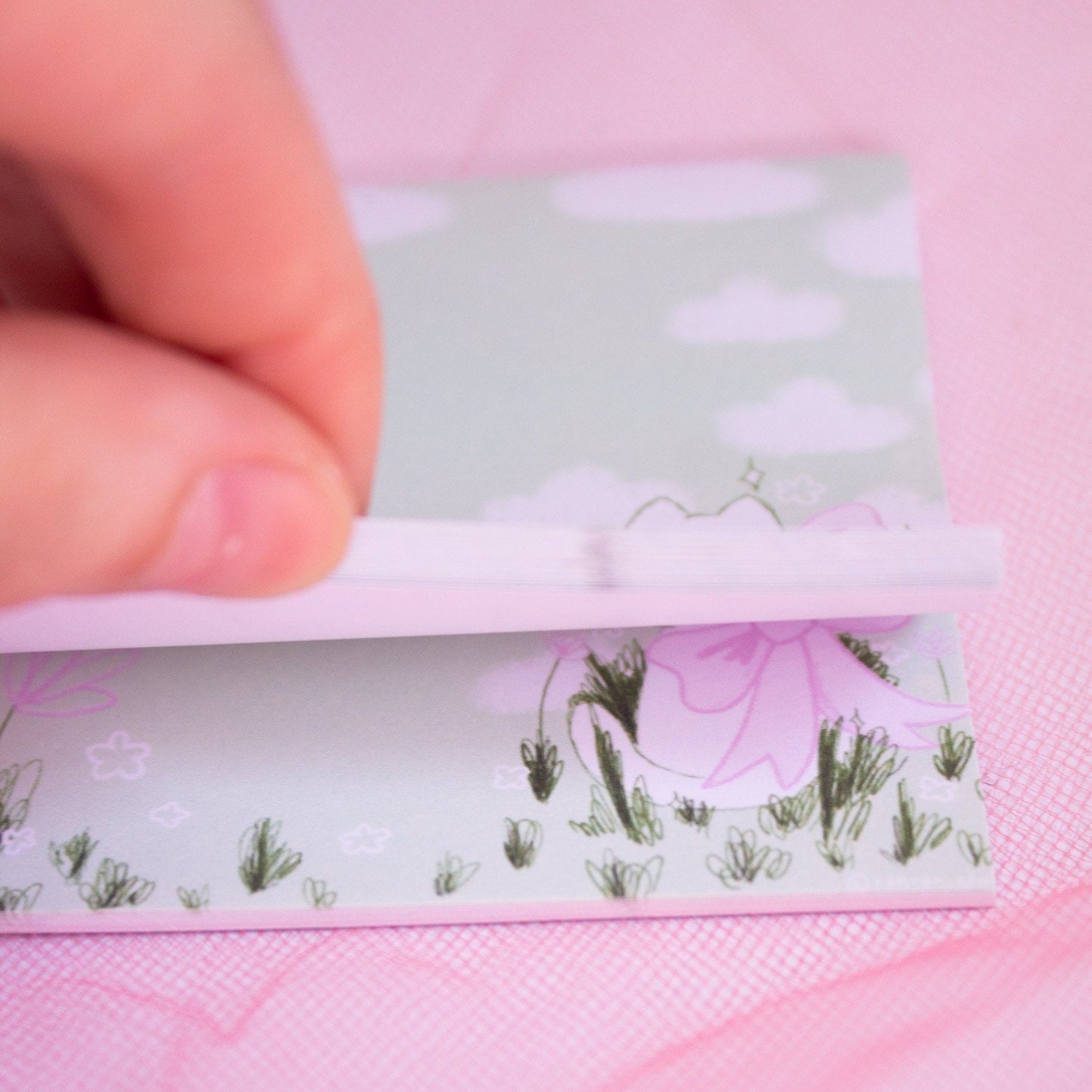 Spring kitty Sticky Notes