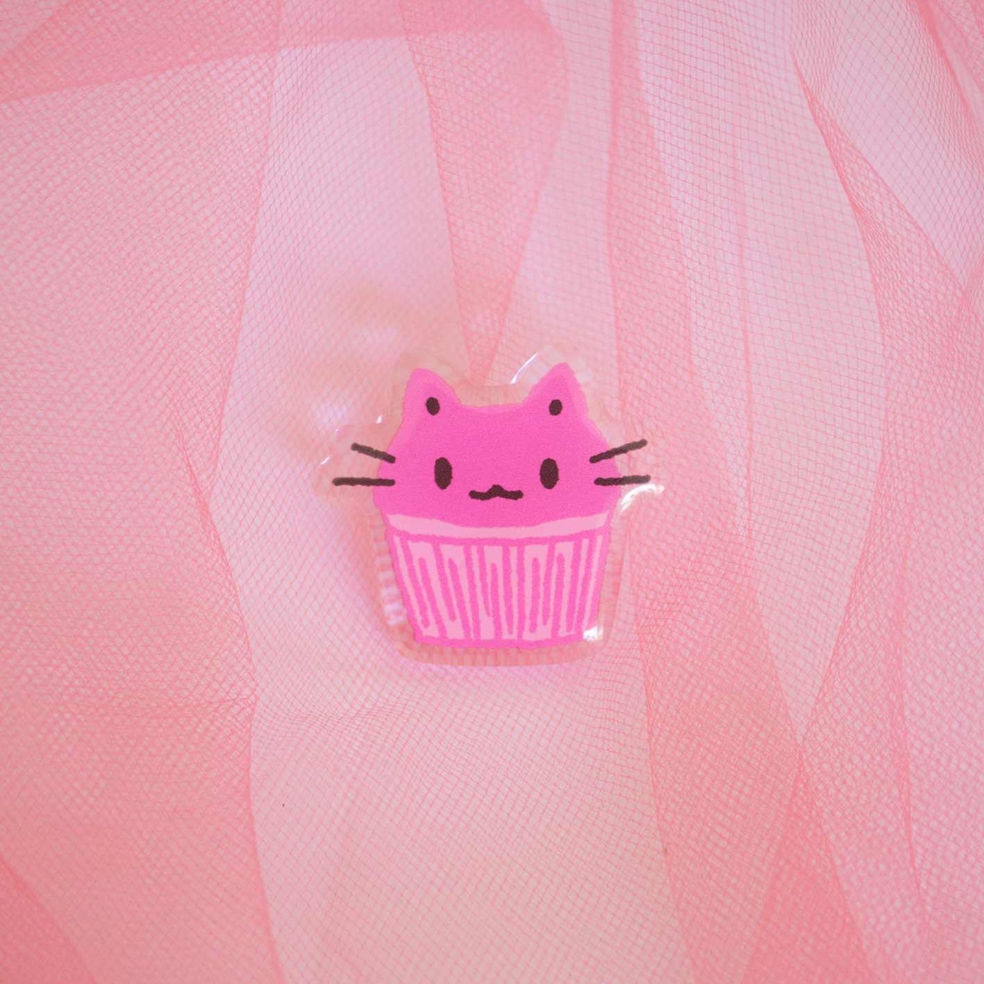 Catcake Pin 1.5"