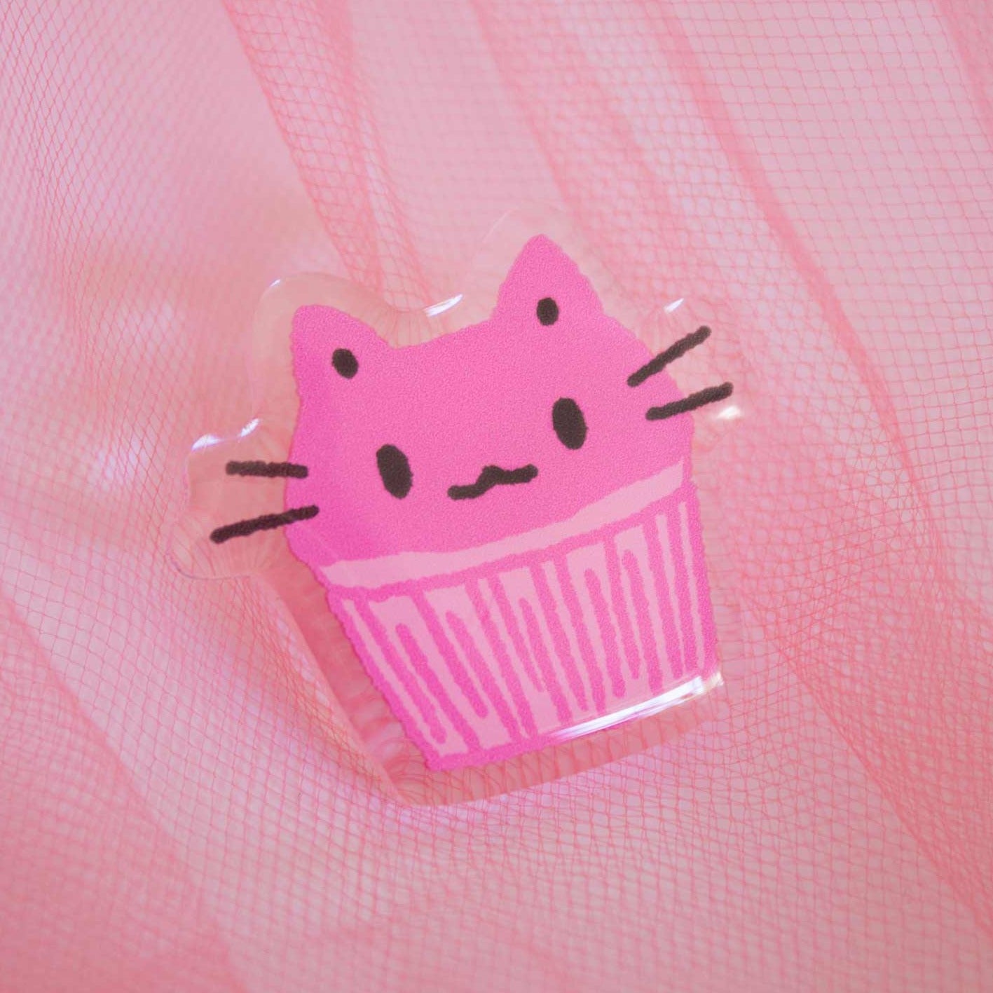 Catcake Pin 1.5"