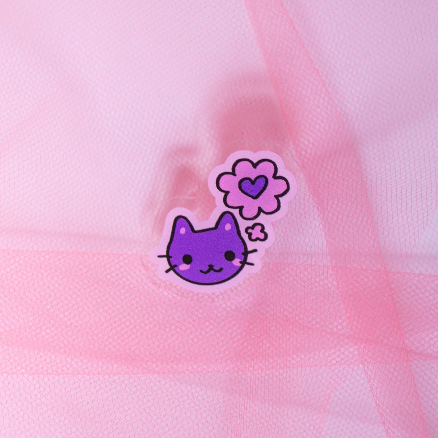 Kitty Luv Pin 1.5"