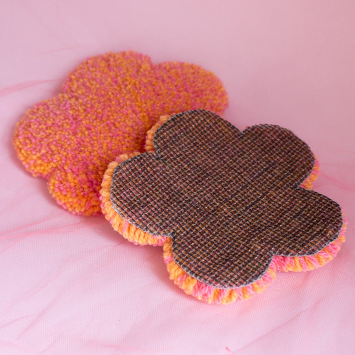 Sour Candy Flower Rug Coaster
