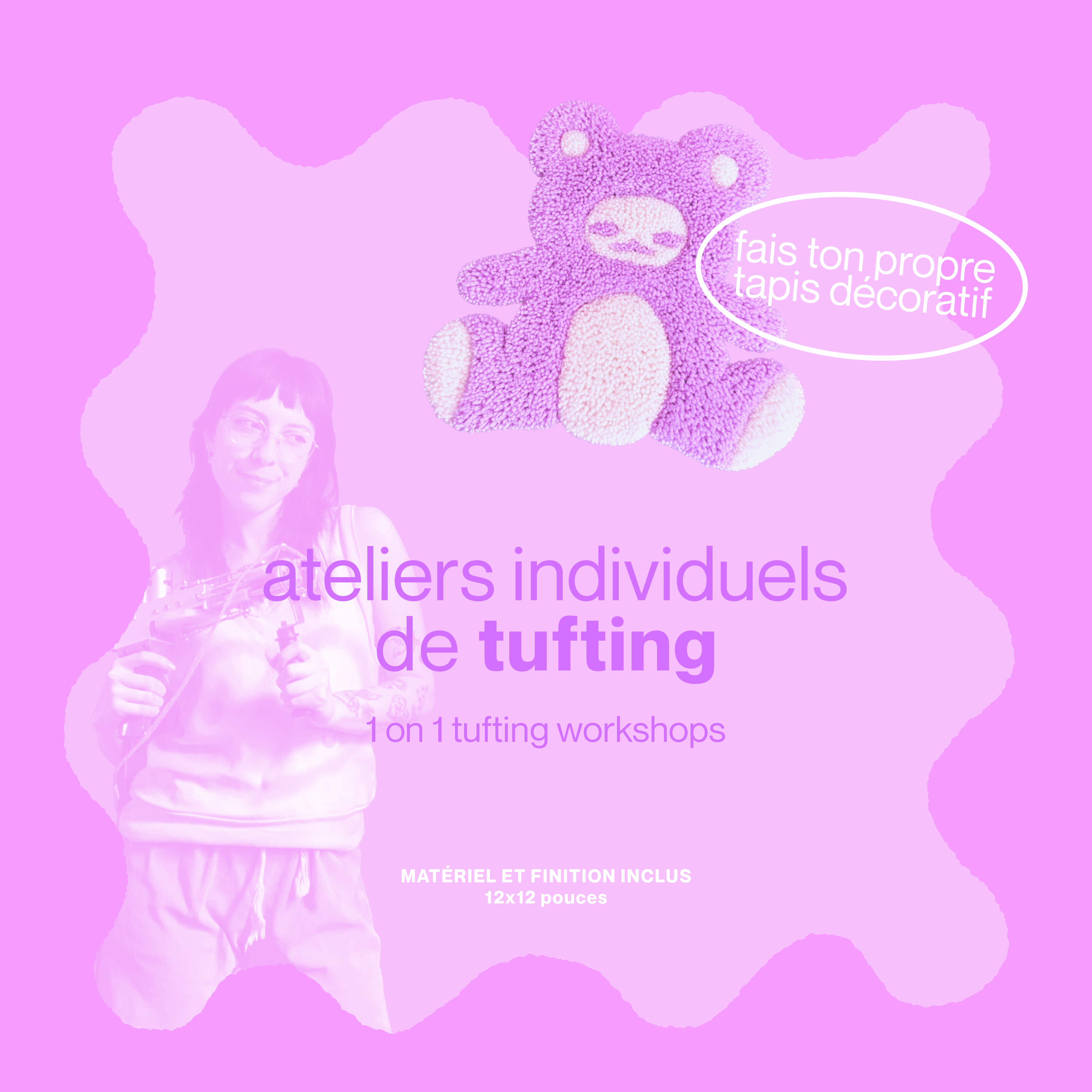 Atelier de tufting individuel à Montréal