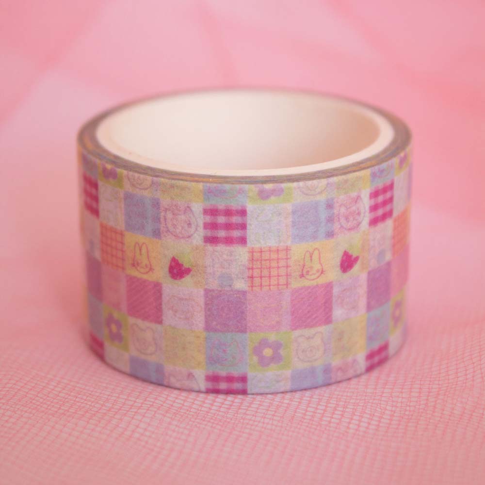 Washi tape patchwork mignon