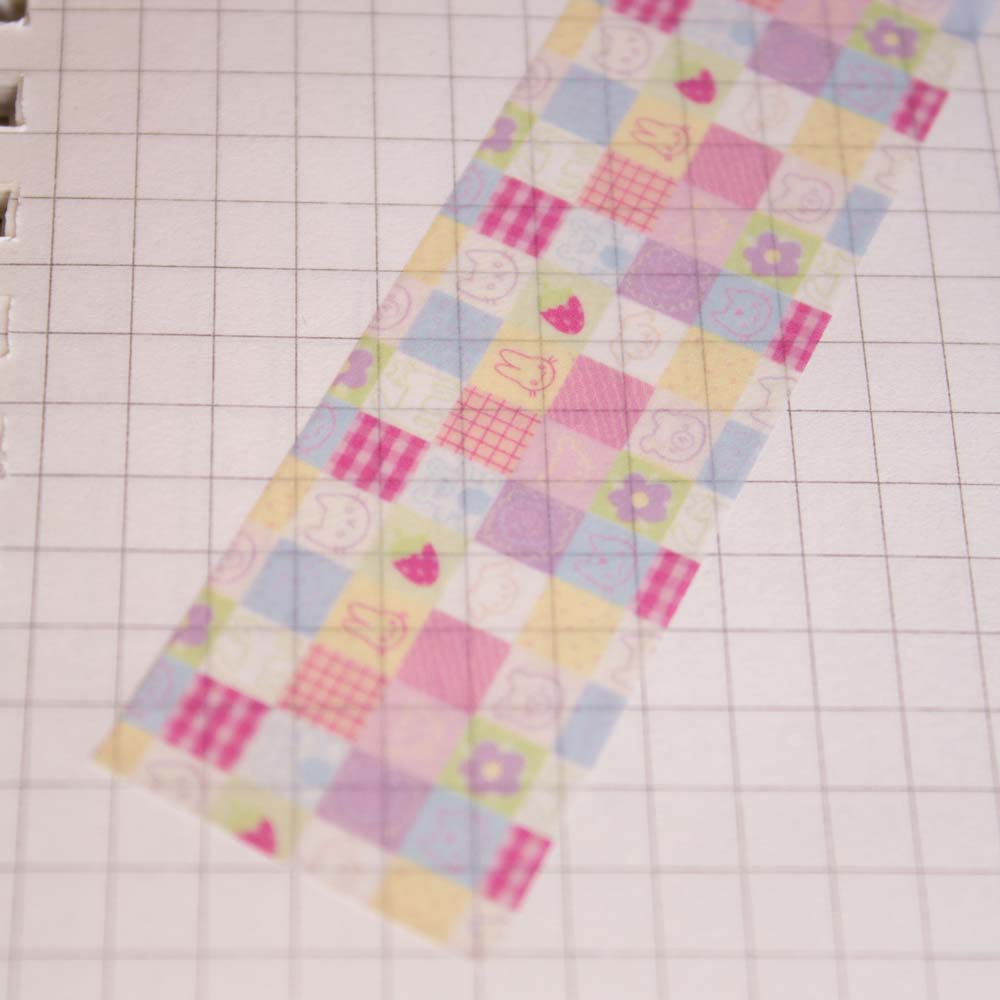 Washi tape patchwork mignon