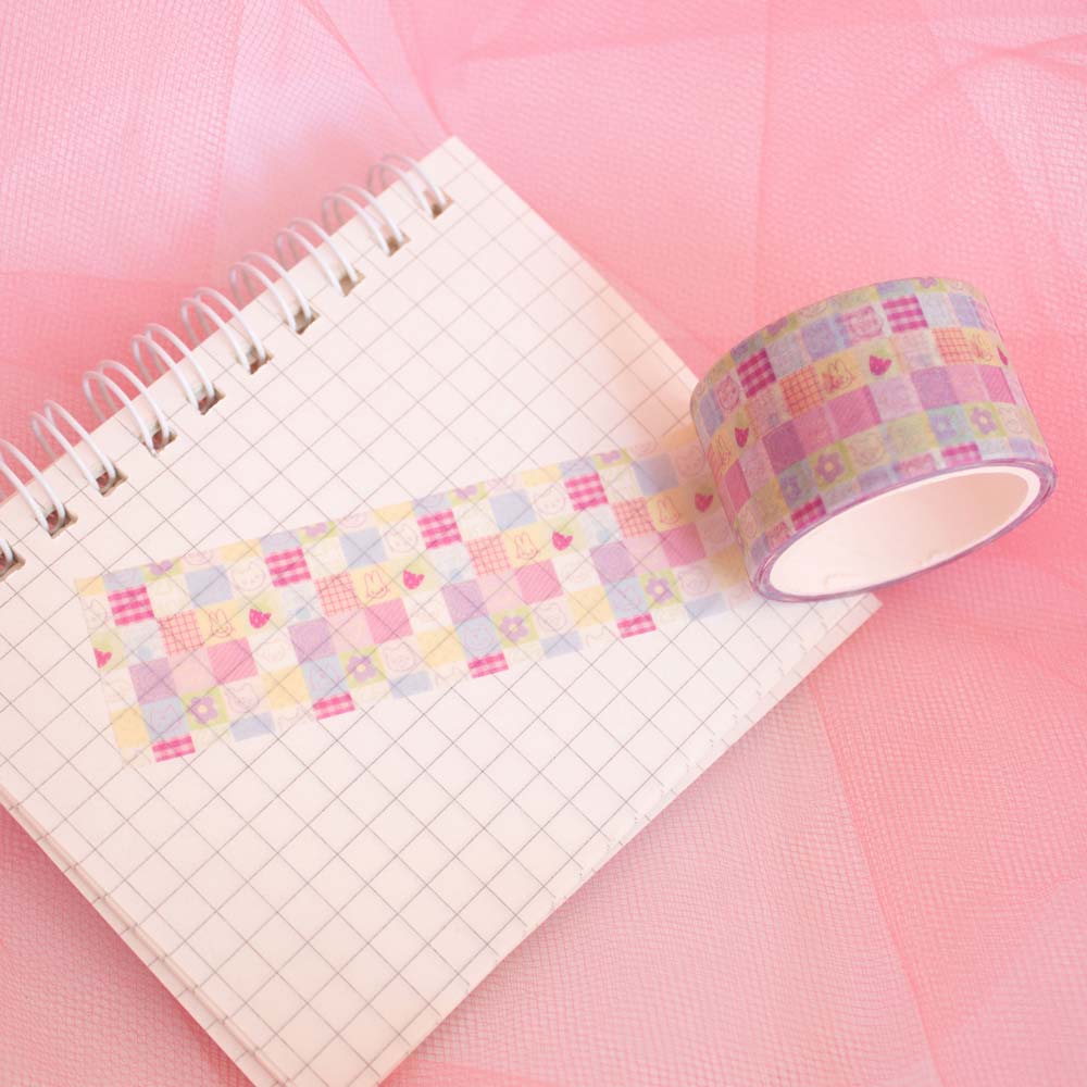 Washi tape patchwork mignon